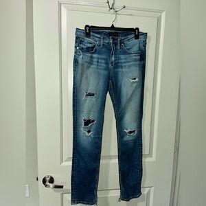 Sliver Jeans Distressed Blue Jeans